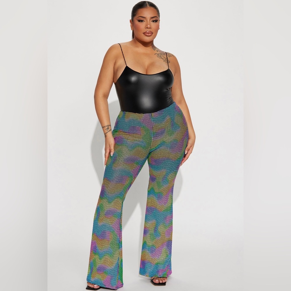 Candy Spun Flare Pants